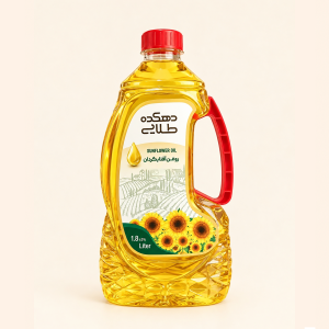 روغن آفتابگردان تصفیه شده 1.8 لیتری دهکده طلایی